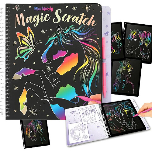 Miss Melody Scratch Book Magic - Chevaux