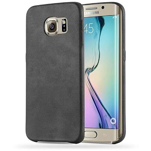 Cadorabo Etui Samsung Galaxy S6 EDGE en Noir Coque