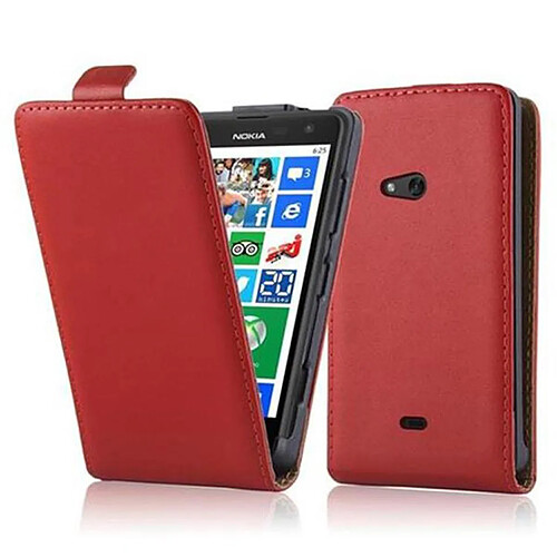 Cadorabo Coque Nokia Lumia 625 Etui en Rouge