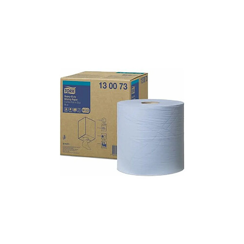 TORK Rouleau de papier nettoyant multi-usages, 2 plis, bleu ()