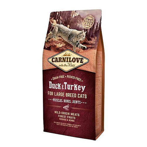 Carnilove Chat Adult Large Breed Muscle Bones Joints Canard & Dinde