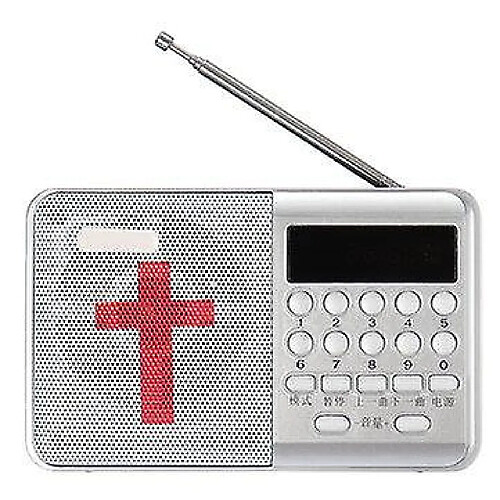 Universal Lecteur audio MP3 Bible électronique rechargeable haut-parleur intégré mini radio