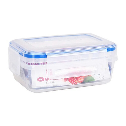 Totalcadeau Lunch box hermétique en plastique boite à repas Capacité - 500 ml - 15 x 10 x 6 cm pas cher