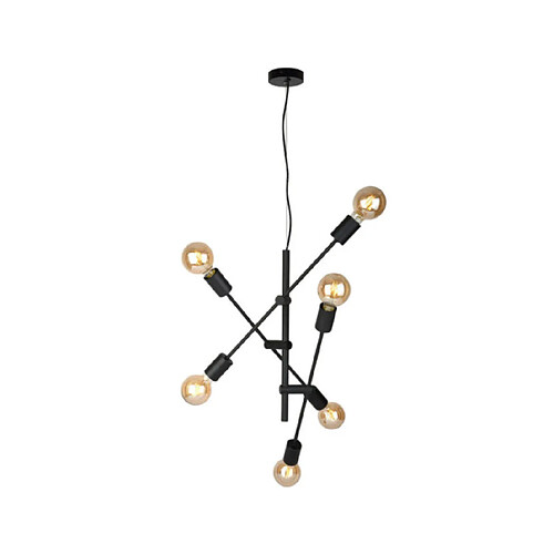 Luminaire Center Suspension Ferreia Acier Noir