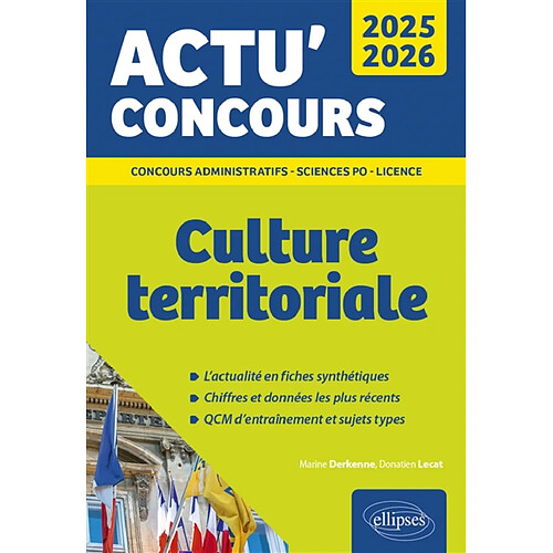 Culture territoriale 2025-2026 : concours administratifs, Sciences Po, licence