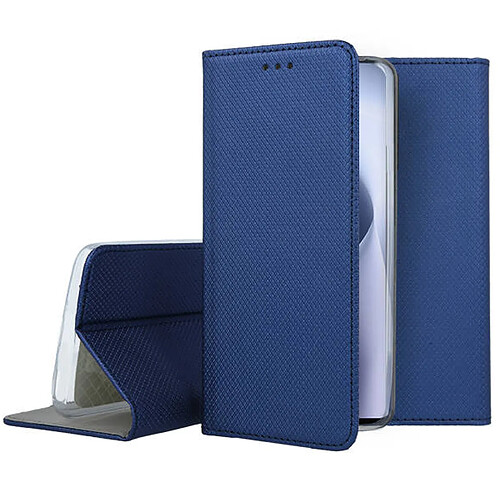 Htdmobiles Housse pour OnePlus Nord 2T 5G - etui coque pochette portefeuille + verre trempe - BLEU MAGNET