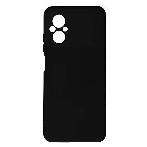 Avizar Coque pour Xiaomi Poco M5 Semi-rigide Soft-touch Fine noir