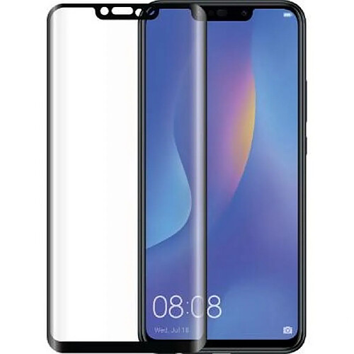 BigBen Connected Protection d'écran pour Honor 20 Lite en verre trempé 2.5D Anti-rayures Noir transparent