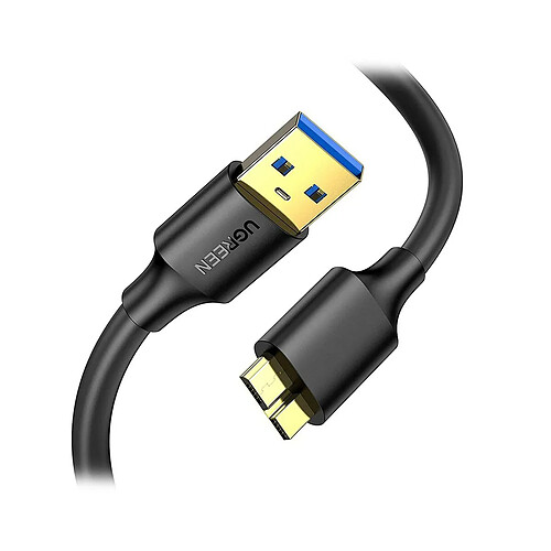 Cable Ugreen US130 USB 3.0 a Micro USB Tipo-B 3.0 1m Negro