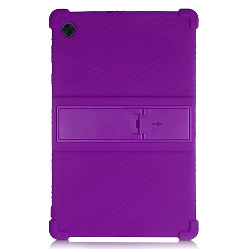 Coque en silicone souple avec béquille coulissante violet pour votre Lenovo Tab M10 HD Gen 2 TB-X306