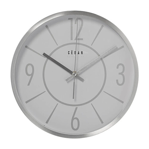 Horloge Murale Alexandra House Living Gris Argenté Aluminium 30 x 4 x 30 cm