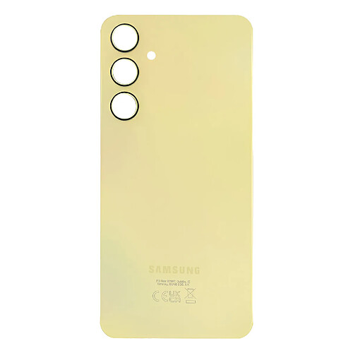 Samsung Vitre arrière pour Samsung Galaxy A55 Original Service Pack Vert Citron