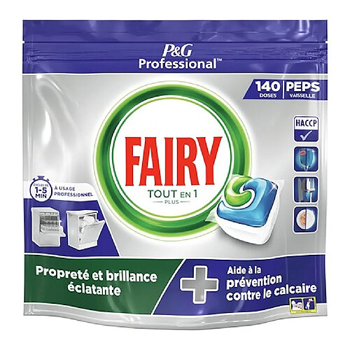 Capsules lave-vaisselle Fairy 3 en 1 - Paquet de 140