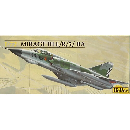 Heller Maquette avion : Mirage III E /R / 5 BA