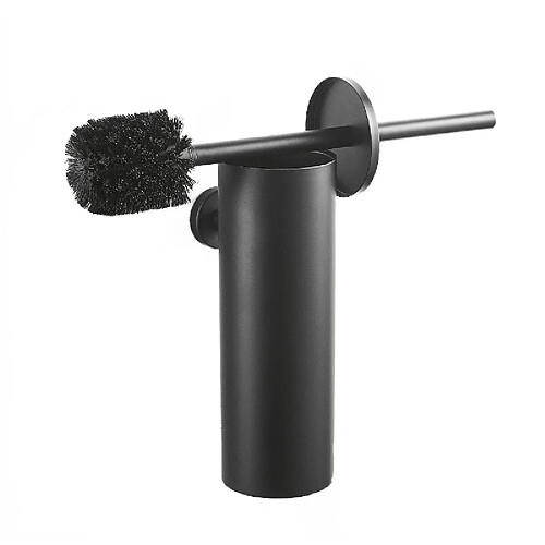 Universal Porte-brosse sanitaire en acier inoxydable noir mat désodorisant et déodorant