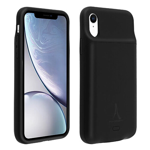 Coque iPhone XR Protection Rigide 2 en 1 Batterie 4500mAh Akashi Noir