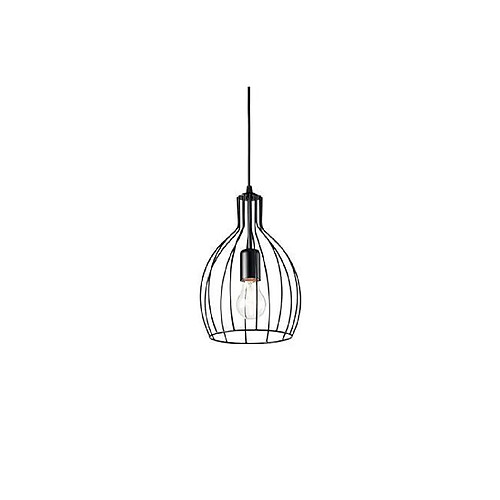 Ideal Lux Suspension Ampolla Métal Noir 1 ampoule 45cm