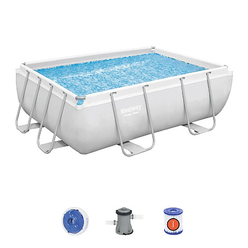 Bestway Piscine Tubulaire Power Steel - 282 x 196 x 84 cm