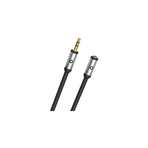 Oehlbach I-Connect Jack EX Noir - Rallonge Mini-Jack 3,5 mm Mâle / Femelle de 3 m