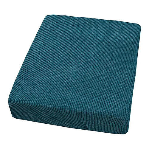 Housse de coussin siège canapé-lit stretch dacron vert noirâtre