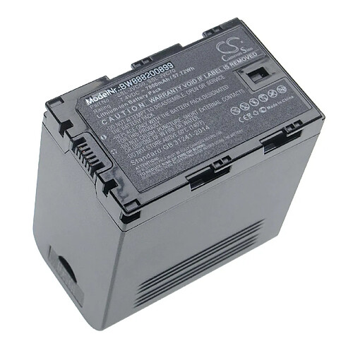 vhbw Batterie remplacement pour JVC SSL-50, SSL-70 pour caméra vidéo caméscope (7800mAh, 7,4V, Li-ion) avec USB