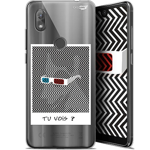 Caseink Coque arrière Wiko View 2 (6 ) Gel HD [ Nouvelle Collection - Souple - Antichoc - Imprimé en France] Tu Vois ce que Je Vois