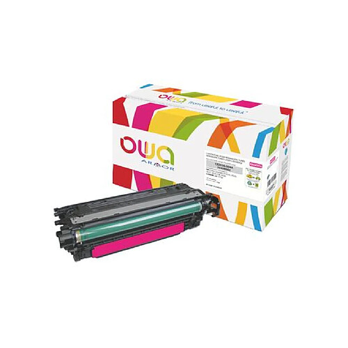 Armor Toner Owa compatible HP 504A-CE253A magenta pour imprimante laser