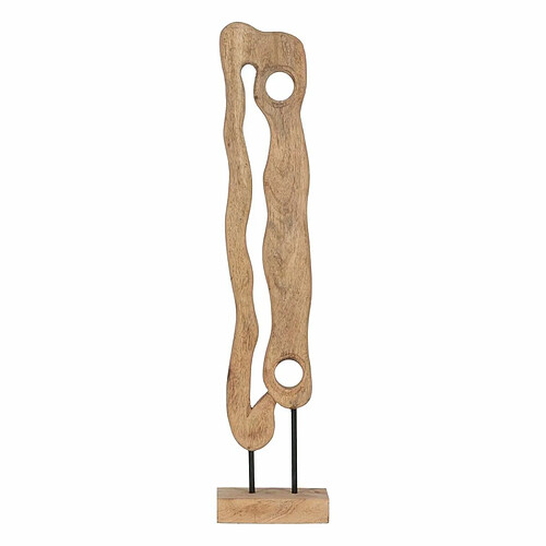 BigBuy Home Figurine Décorative Naturel Abstrait 15 x 9 x 68,5 cm