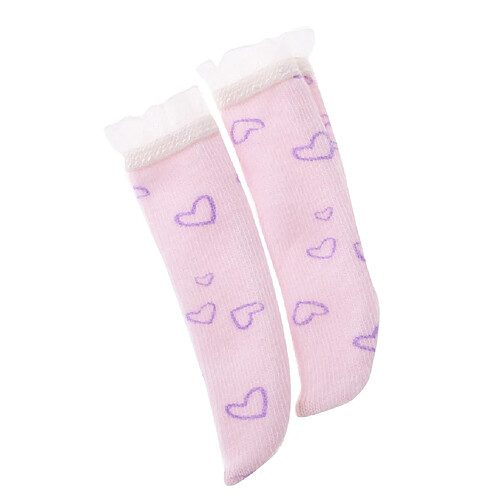 Mignon Haut En Dentelle Au-dessous Des Chaussettes De Genou Pour 12 Pouces Blythe Doll Dress Up Accs Pink