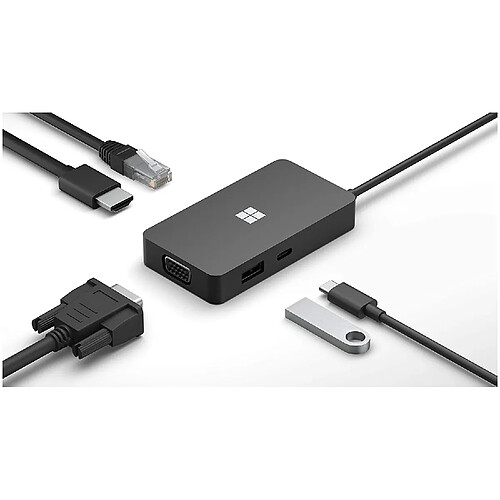 Microsoft SWV-00003 USB-C Travel HUB Noir