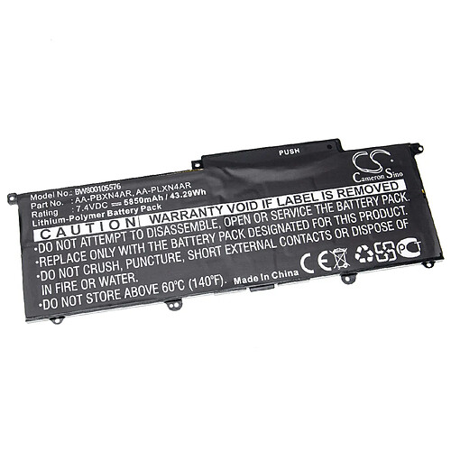 vhbw batterie compatible avec Samsung NP-900X3C, NP-900X3D, NP-900X3E, NP900X3B, NP900X3B-A01, NP900X3B-A01CA laptop (5880mAh, 7.5V, Li-Polymère)