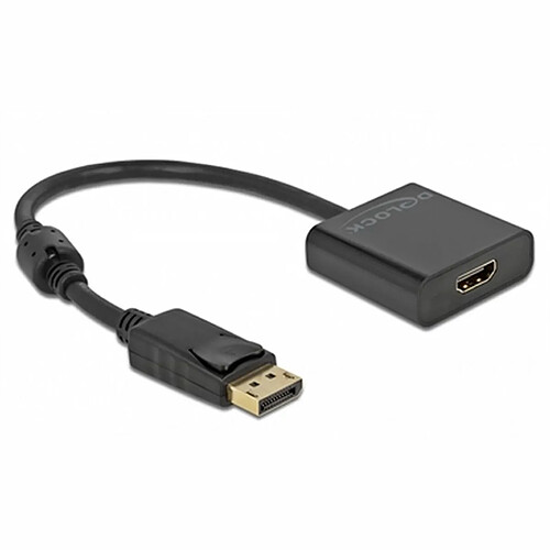 Adaptateur DisplayPort vers HDMI DELOCK 63585 Noir