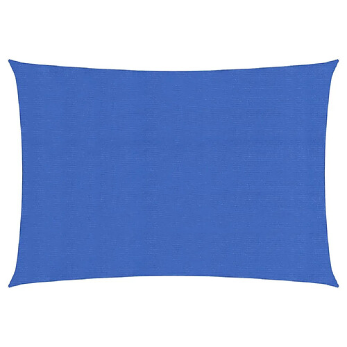 Helloshop26 Voile d'ombrage 160 g/m² bleu 2,5 x 4,5 m PEHD 02_0009050