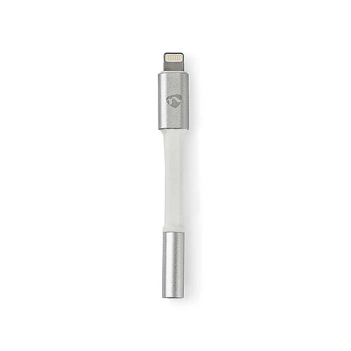 NEDIS Adaptateur Audio Lightning Mâle 8 Broches vers 3,5 mm Femelle Casque d'Écoute pour Appareils Apple