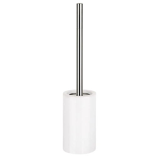 Tube porte balayette WC en porcelaine blanche