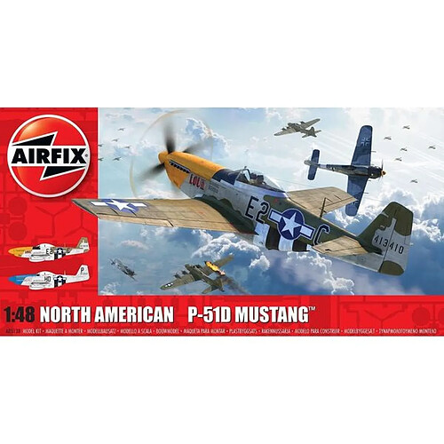 North American P51-D Mustang(Filletless Tails)- 1:48e - Airfix