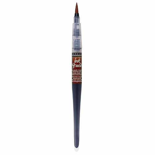 Raphael Pinceau à réservoir Ink Brush 6,5 ml - Terre d'ombre naturelle