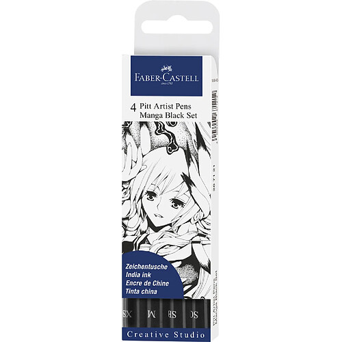 FABER-CASTELL Feutre encre de Chine PITT artist pen Manga ()