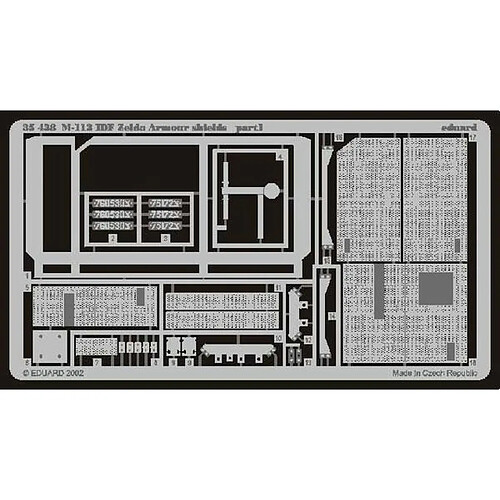 M-113 IDF Zelda Schürzen Fotoätzsatz- 1:35e - Eduard Accessories