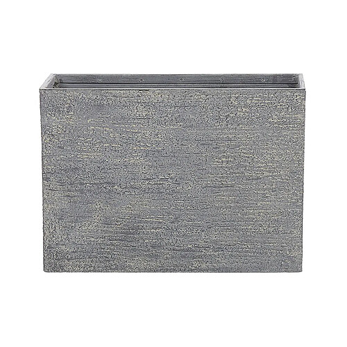 Beliani Cache-pot gris 34 x 80 x 56 cm EDESSA