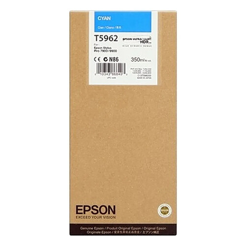 Epson T596 Cartouche Cyan C13T59620010 (T5962)