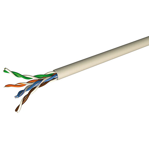 Draka cable réseau - catégorie 5 - ftp - pvc - couronne de 305 mètres