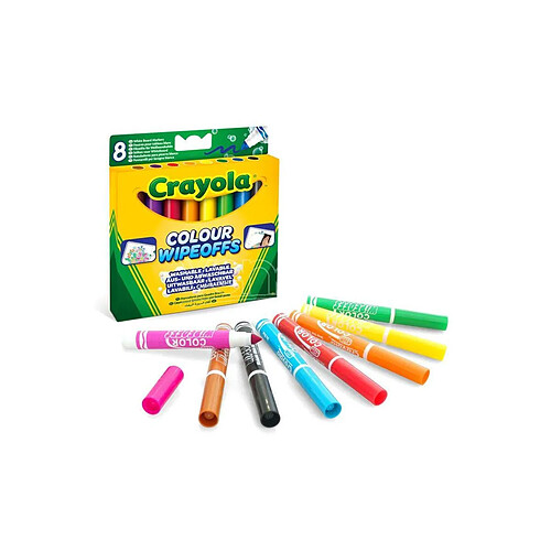 Crayola Feutres effaçables tableau blanc