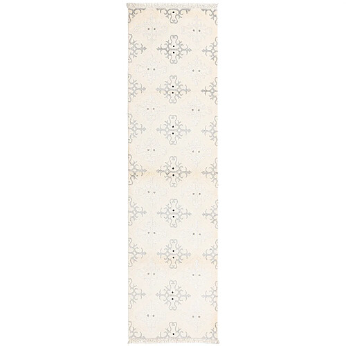 Vidal Tapis de couloir en laine 287x79 beige Darya