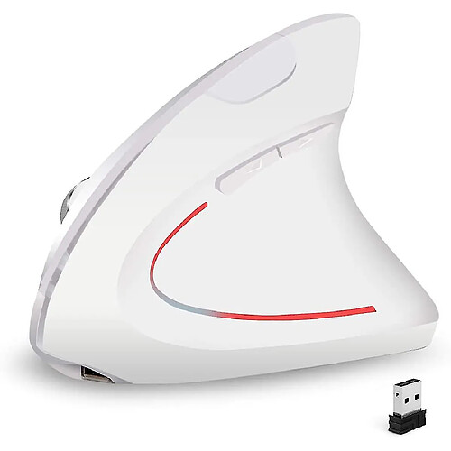 Universal Souris verticale rechargeable ergonomique sans fil