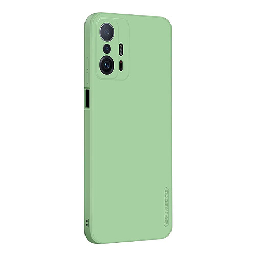 Coque en silicone PINWUYO ultra mince, antichoc, anti-rayures vert pour votre Xiaomi 11T/11T Pro