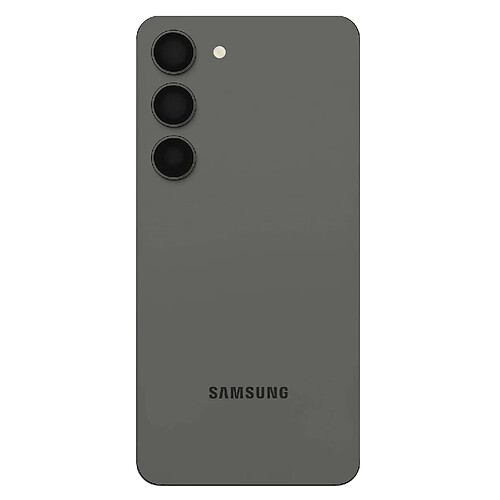 Vitre Arrière pour Samsung Galaxy S23 avec Lentille Caméra Original Vert