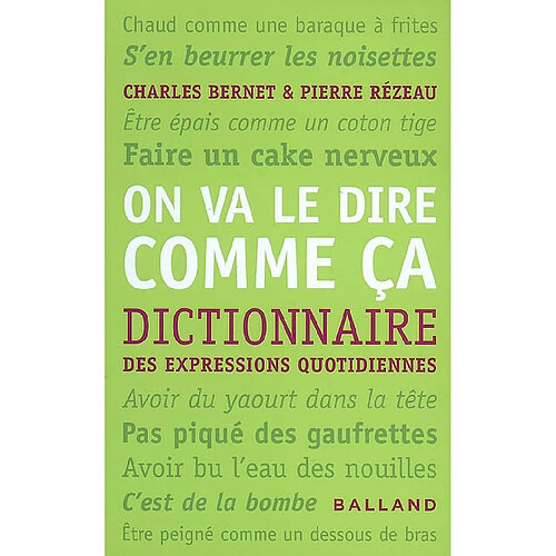 On va le dire comme ça : dictionnaire des expressions quotidiennes · Occasion