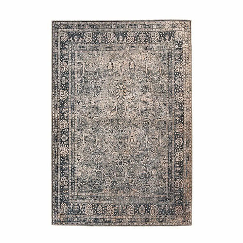 Paris Prix Tapis Tissé Oriental Vintage à Motifs Faye Noir 150 x 230 cm