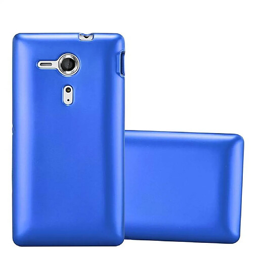 Cadorabo Coque Sony Xperia SP Etui en Bleu